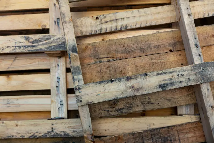 brown wooden plank lot during daytime